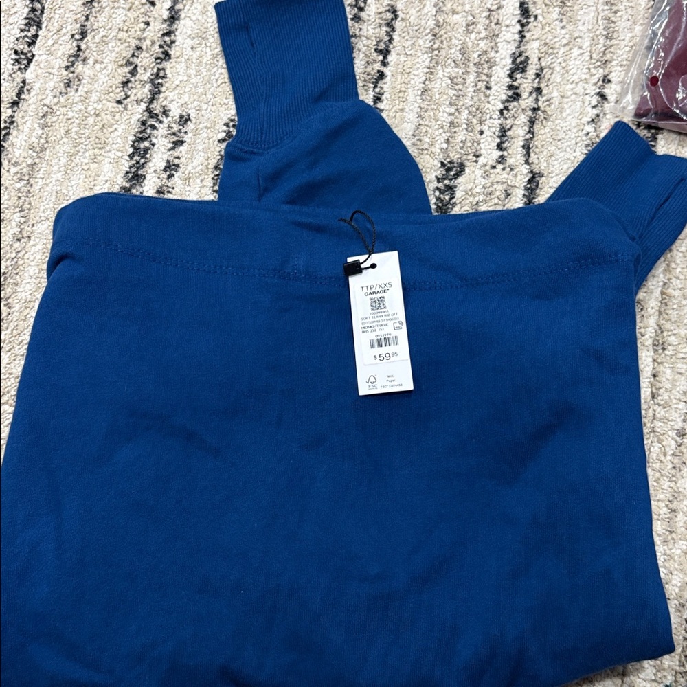Garage SoftTerry™ Rib Off Shoulder Sweater - Picture 5 of 6